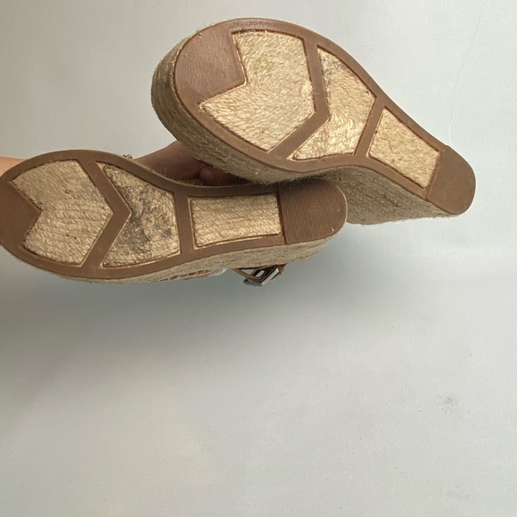 MARC FISHER leather tweed wedges sz 9.5 - Picture 6 of 7